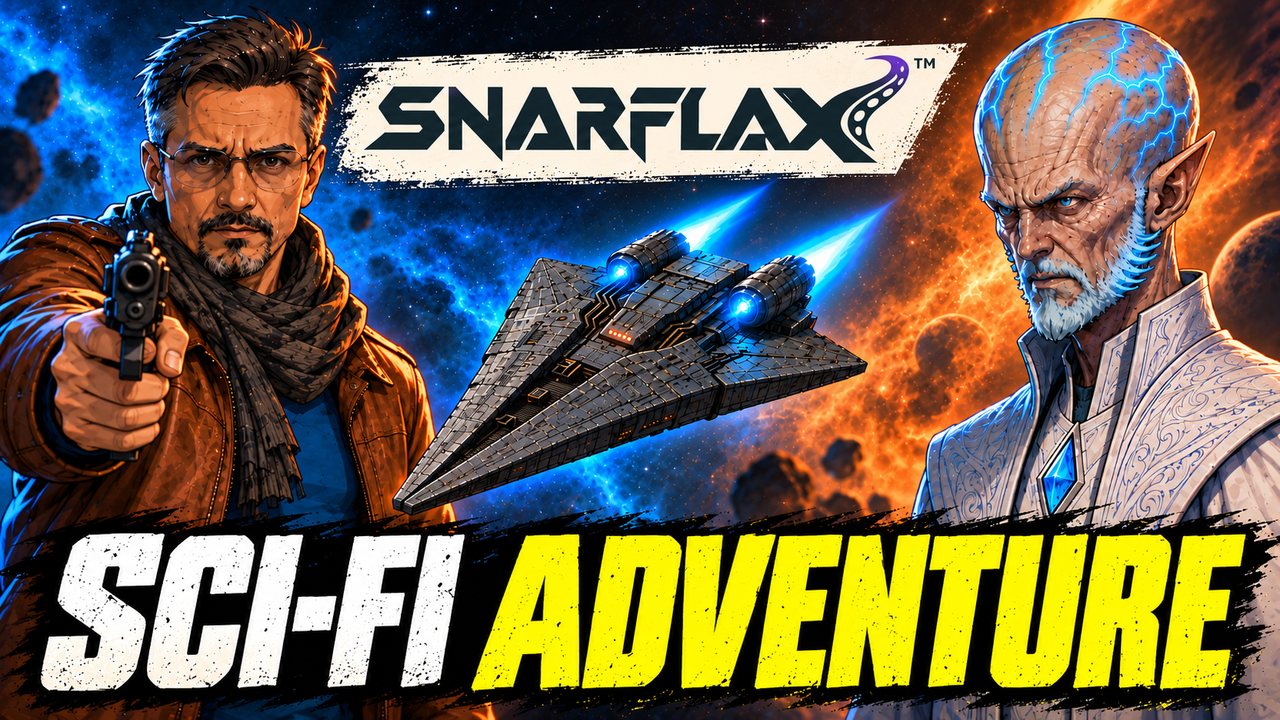 Easiest Payday Part 1: Louis, the Star Vixen, and the Director with SNARFLAX and Sci-Fi Adventure text